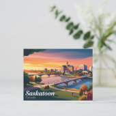 Saskatoon Kanada Postkarte (Stehend Vorderseite)