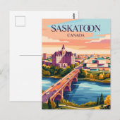 Saskatoon Kanada Postkarte (Vorne/Hinten)