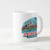 Saskatoon Saskatchewan Jumbo-Tasse (Vorderseite Rechts)