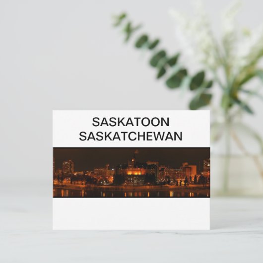 Saskatoon Saskatchewan Postcard Postkarte (Stehend Vorderseite)