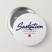Saskatoon-Skript Button (Vorne & Hinten)