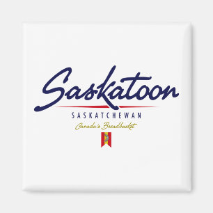 Saskatoon-Skript Magnet