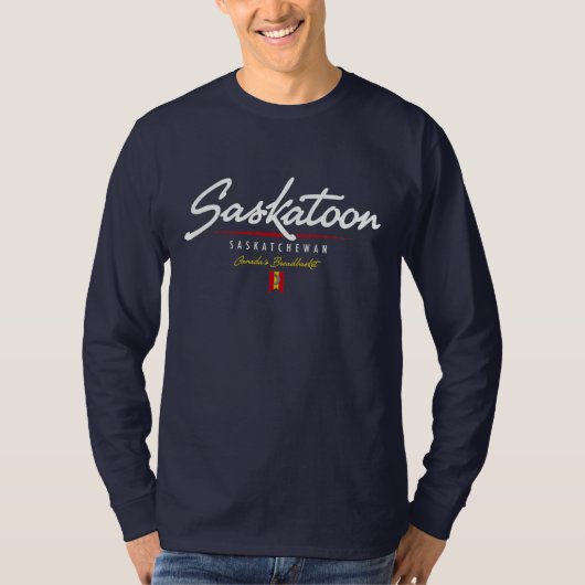 Saskatoon-Skript T-Shirt (Vorderseite)