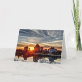 Saskatoon Sunset Karte (Vorderseite)