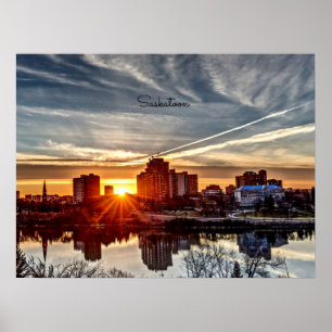 Saskatoon Sunset Poster