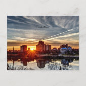Saskatoon Sunset Postkarte (Vorderseite)