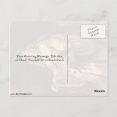 Saskia As Flora by Rembrandt Van Rijn Postkarte (Rückseite)