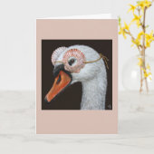 Saskia die Swan-Karte Karte (Gelbe Blume)