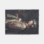 Saskia van Uylenburgh as Flora, Rembrandt, 1634 Fleecedecke (Vorderseite (Horizontal))