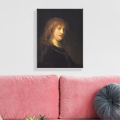 Saskia van Uylenburgh, c.1634-1640 (Öl auf Tafel) Leinwanddruck (Insitu (Wohnzimmer))