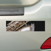 Sasophone auf Schwarzem Autoaufkleber (Auf Auto)