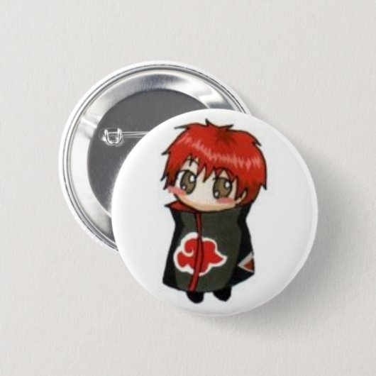 sasori Anime Button (Vorne & Hinten)