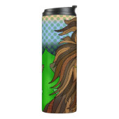 Sasqautch Peace Sign Thermosbecher (Nach links gedreht)