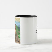 Sasqautch Peace Sign | Zertifizierter Squatcher Tasse (Zentrum)