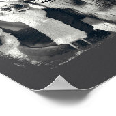 Sasquatch 67 Christmas Tree Funny Santa Bigfoot  Poster (Ecke)