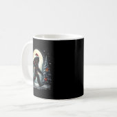 Sasquatch 67 Santa Bigfoot Christmas Tree Funny Kaffeetasse (Vorderseite Links)