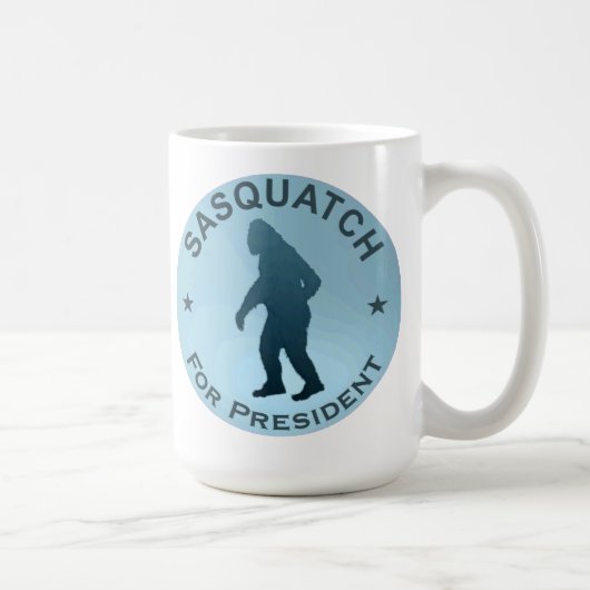 Sasquatch als Präsident Kaffeetasse (Rechts)