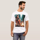 Sasquatch am Campfire T-Shirt (Vorne ganz)