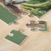 Sasquatch auf einem Gruppenweg Puzzle (Seite)