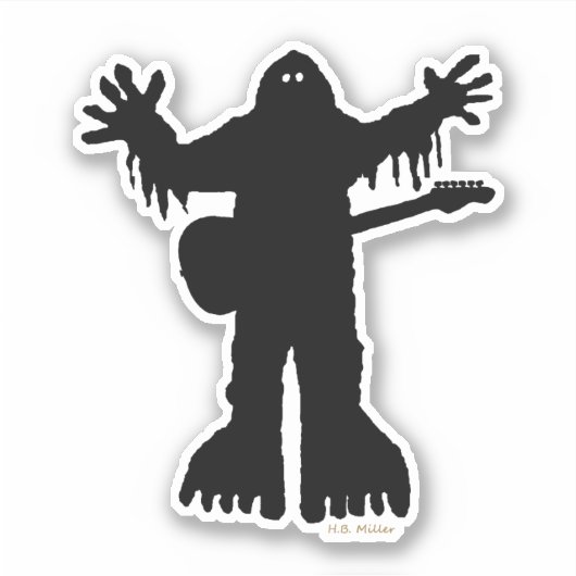 Sasquatch Aufkleber (Vorderseite)