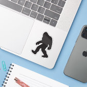Sasquatch-Aufkleber Aufkleber (Laptop mit iPhone)