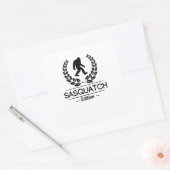 Sasquatch Ausgabe Quadratischer Aufkleber (Umschlag)