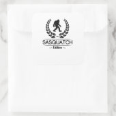 Sasquatch Ausgabe Quadratischer Aufkleber (Tasche)