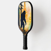 Sasquatch Autumn Landscape Sunset Pickleball Schläger (Links)