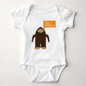 Sasquatch Baby Strampler (Vorderseite)