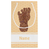 Sasquatch Bahn-Bigfoot-Spaß Kleine Geschenktüte (Rückseite)