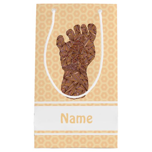 Sasquatch Bahn-Bigfoot-Spaß Kleine Geschenktüte (Vorderseite)