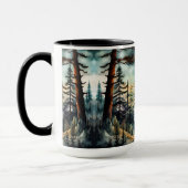 Sasquatch besichtigt sein Land und den Ozean Tasse (Links)