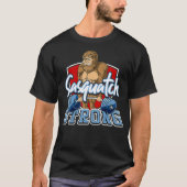 Sasquatch Big Foot Deadlift T-Shirt (Vorderseite)