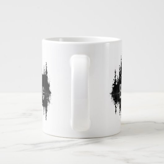 Sasquatch, Big Foot Lake Reflection Jumbo-Tasse (Rückseite)