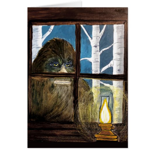 Sasquatch Bigfoot Art - "People Watcher" (Vorne)