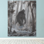 Sasquatch Bigfoot Artwork von Charles A Guthrie Leinwanddruck (Insitu (Holzboden))