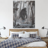 Sasquatch Bigfoot Artwork von Charles A Guthrie Leinwanddruck (Insitu (Schlafzimmer))