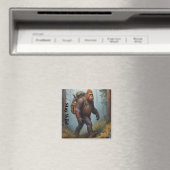 Sasquatch Bigfoot Aufkleber Magnet (In Situ (Geschirrspüler))