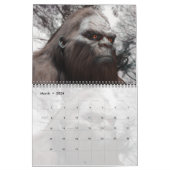 SASQUATCH BIGFOOT CALENDAR KALENDER (Mär 2026)