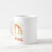 Sasquatch Bigfoot Don't Stop Believing Funny Bigfo Kaffeetasse (Vorderseite Links)