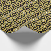 Sasquatch, Bigfoot Geschenkpapier (Ecke)