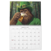 Sasquatch Bigfoot-Kalender Kalender (Mär 2027)