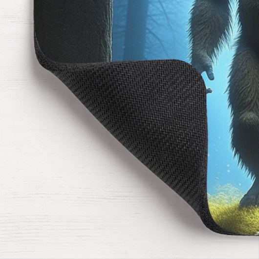 Sasquatch Bigfoot Mousepad (Ecke)