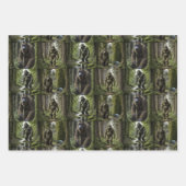 Sasquatch Bigfoot Reflektion am See Geschenkpapier Set (Vorderseite 2)