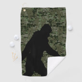 Sasquatch Bigfoot Silhouette Squatchin Golfhandtuch (Insitu)