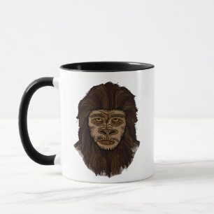 Sasquatch Bigfoot Sumpf Ape Cryptid Monster Tasse