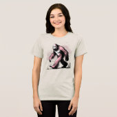 Sasquatch Bigfoot Tri-Blend Shirt (Vorderseite voll)