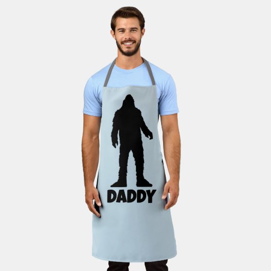 SASQUATCH BIGFOOT VATER DADDY KÜCHE SCHÜRZE (Getragen)
