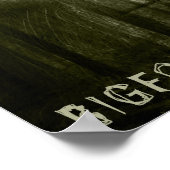 SASQUATCH,BIGFOOTPrint, Value Poster Paper (Matte) (Ecke)