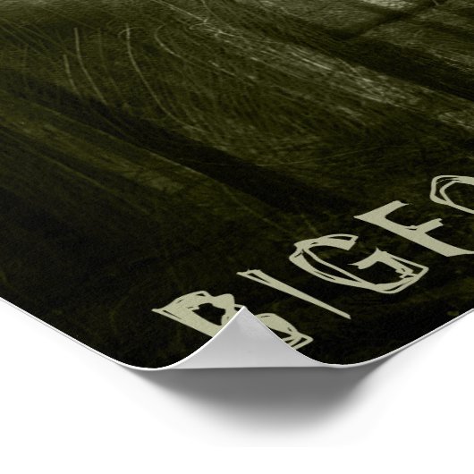 SASQUATCH,BIGFOOTPrint, Value Poster Paper (Matte) (Ecke)